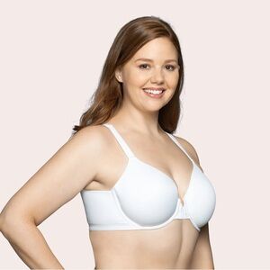 NWT Vanity Fair Beauty Back Full Figure Front Closure Underwire Bra in White 42C